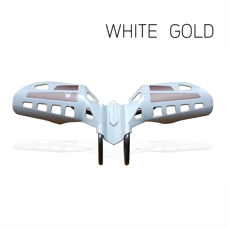 All-wings saddle - White Gold (ขาวคาดทอง)